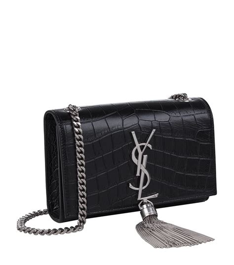 ysl crocodile kate bag|saint laurent kate shoulder bag.